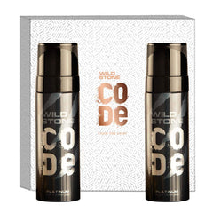 Wild Stone Code Platinum Body Men Perfume 240ml 8.1 Fl.oz. Pack Of 2 | Best Suited For Birthday Parties