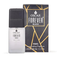 Oscar Forever Paris With Forever Black Long Lasting Perfume For Men & Women |exclusive Combo Of Chypre Floral & Woody Aromatic Fragrance | Everyday Unisex Skin Friendly Perfume | 30ml 1 Fl.oz. Each X2