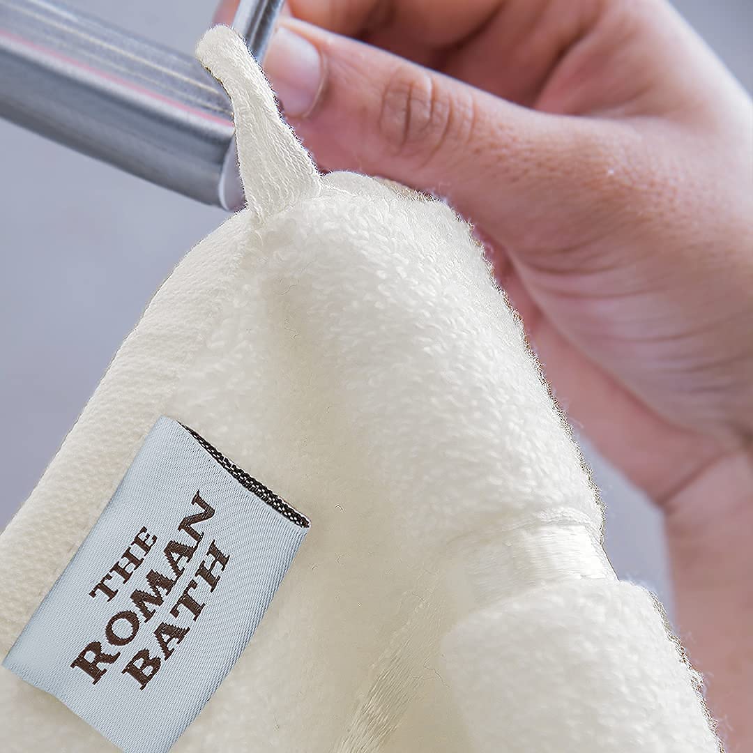 Spread Spain 100% Cotton Hand Towel 600 Gsm | Soft, Fluffy, Super Absorbent & Quick Dry Towels For Pool, Spa & Gym (Cream) -Set Of 2