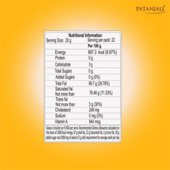 100% Natural Cow'S Ghee By Patanjali | High In Vitamins A, D & Healthy Desi Ghee Good For Parathe | (500ml) 16.9 Ounce | Box Pack