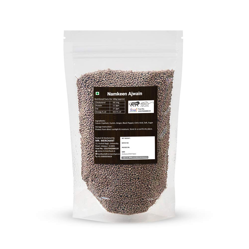 Mr Merchant Namkeen Ajwain Mukhwas 400gm, (Carom Seeds For Digestion)