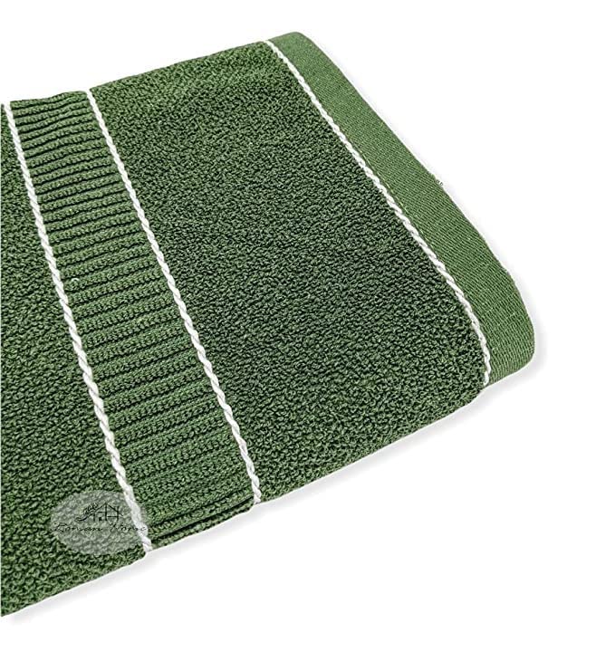 Roman Home Cotton Soft Bath Towel 500 Gsm (Green)
