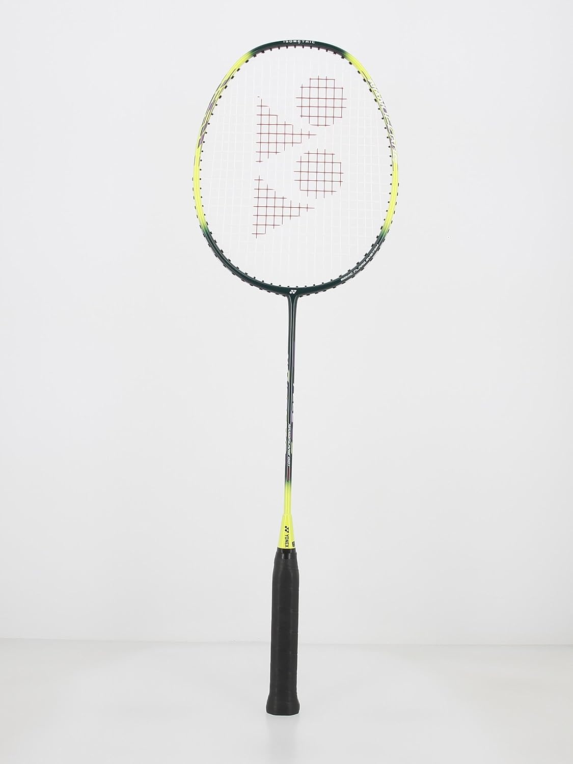 Yonex NANOFLARE 001 Graphite Badminton Racquet, 5u 4g Smash Speed, Colour - Green & yellow   Grip Size - 4 1/4 inches