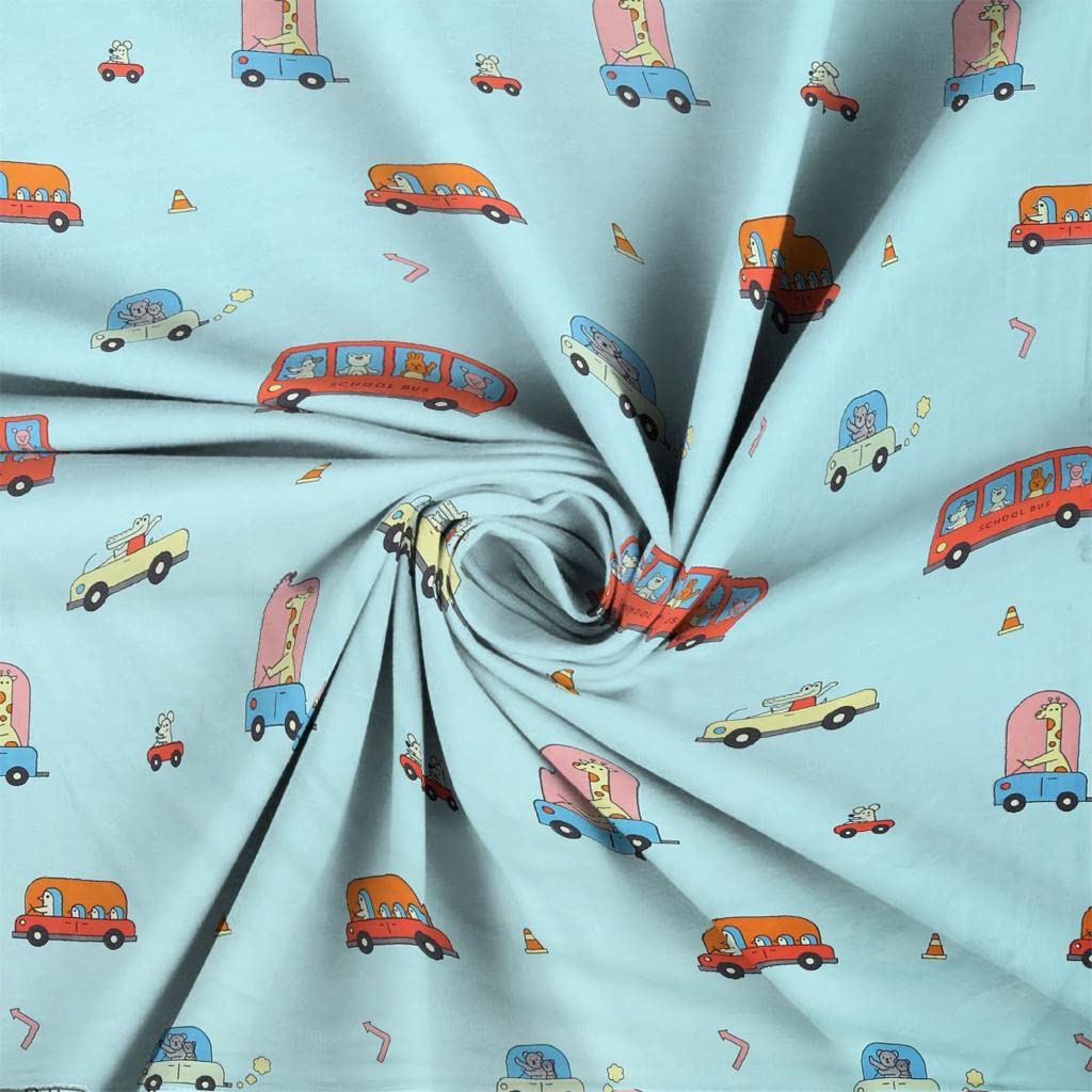 Printed 2 Single Bedsheets Special For Kids With 2 Matching Pillow Covers - 60 X 90 Inches, Multicolor | Cotton Feel Soft & Smooth Cartoon Bedsheet