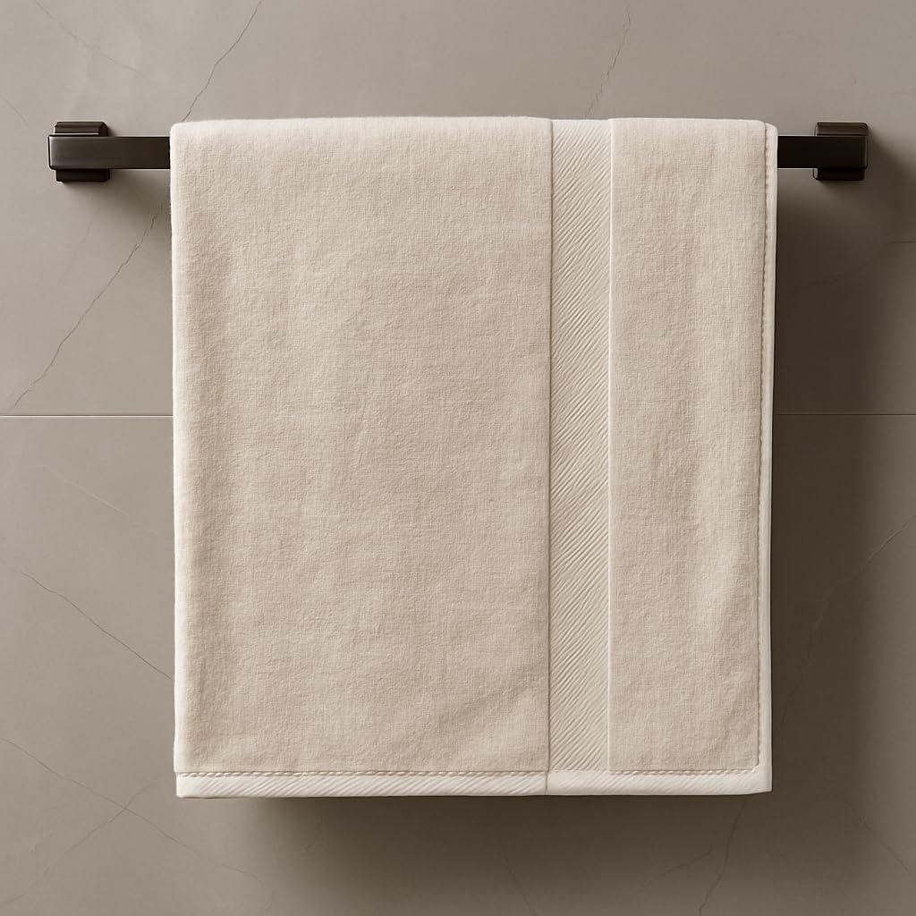 Ehlor Bamboo Bath Towel 450 Gsm | Ultra Soft & Quick Dry Antibacterial & Odor-Resistant | Eco-Friendly Towel For Bath, Spa & Gym (Non Dye)
