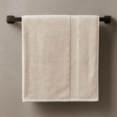 Ehlor Bamboo Bath Towel 450 Gsm | Ultra Soft & Quick Dry Antibacterial & Odor-Resistant | Eco-Friendly Towel For Bath, Spa & Gym (Non Dye)