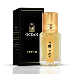 Ocean Skin Science Original Attar | Crafted From Pure Undiluted Aquatic French Scent | Heavy Projection & Long Lasting | Non Alcoholic & Luxurious Attar For Men & Women Vanilla, 6ml, 0.2 Fl.oz