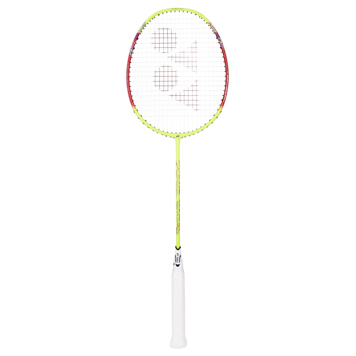 Yonex NANOFLARE 002 ABILITY Graphite Badminton Racquet G4 4u, Colour - Lime & Red, Grip Size - 4 1/2 inches