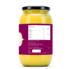 Natural A2 Desi Cow Ghee By Niyamaya | Perfect Aroma & Danedar Cultured Desi Cow Ghee For Weight Management | (500ml) 16.9 Ounce | Jar Pack