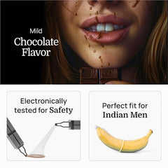 Joymax Chocolate Condoms For Men | Extra Smooth & Protection | Pack Of 10 With Disposal Pouches