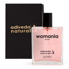 Adiveda Natural Womania Eau De Parfum  Fruity & Floral 100ml 3.38 Fl.oz. | Ideal For Every Occasion For Women