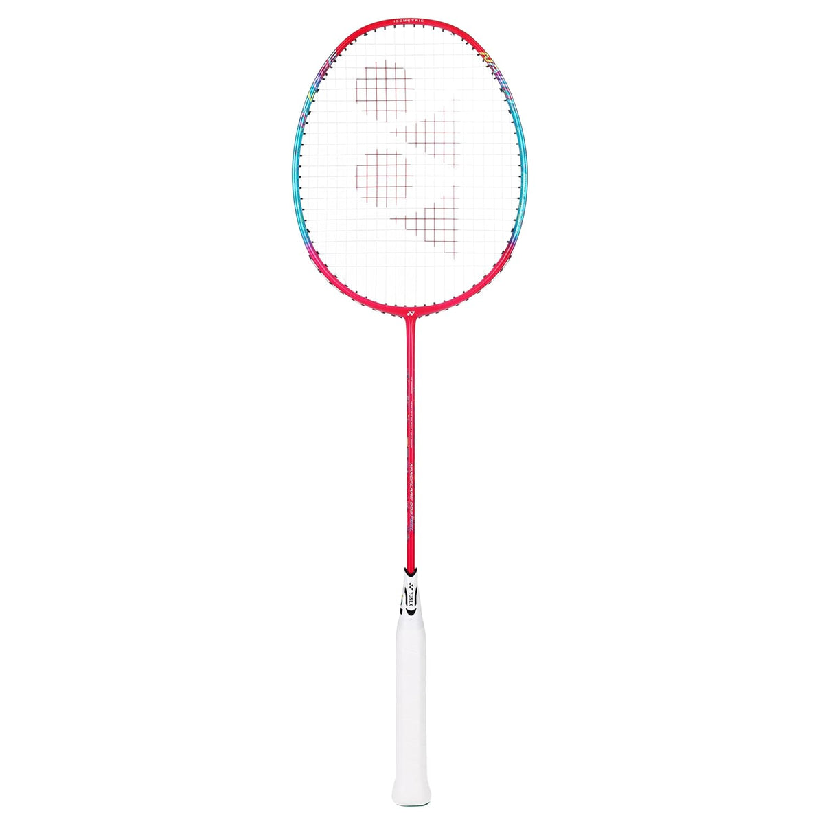 Yonex Graphite Badminton Racquet NANOFLARE 002 FEEL, G4 4U, Colour - Cyan & Red, Grip Size - 4 1/2 Inches