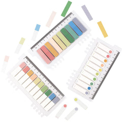 Translucent Sticky Notes, 12 Sheets Sticky Tabs Page Markers, Pastel Sticky Tabs - 2400 Pcs
