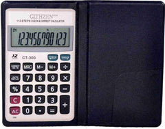 Githzen CT-300 Check & Correct Pocket Calculator, 12 Digits, Large Display, Auto Replay