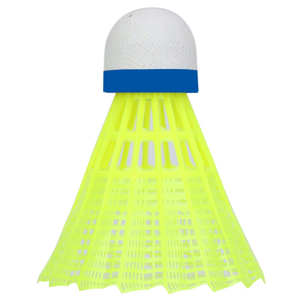 Sojare Badminton Nylon Shuttlecocks For Recreation Training | Green , Pack Of 6
