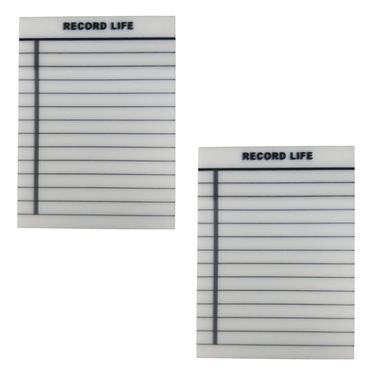 Transparent Sticky Notes Set - Sticky Notes Pad Office Stationery 50 Sheets Per - Pack Of 2 Pcs
