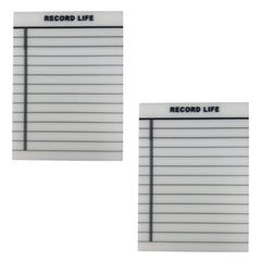 Transparent Sticky Notes Set - Sticky Notes Pad Office Stationery 50 Sheets Per - Pack Of 2 Pcs