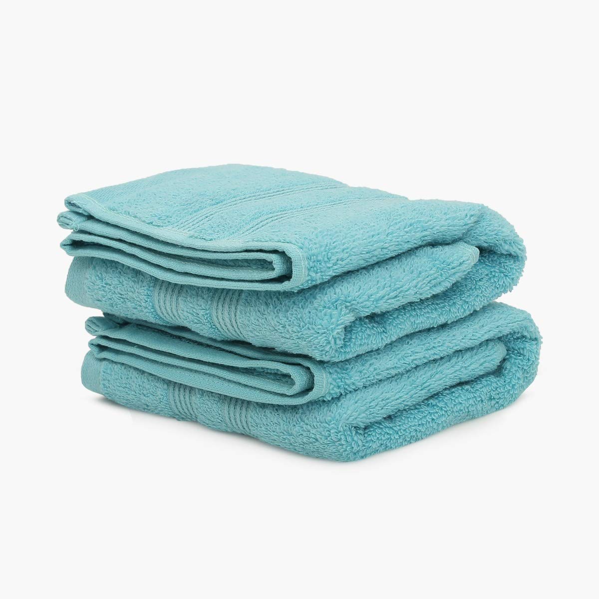 Home Centre Sapphire Super Absorbent Hand Towel 400 Gsm - 2 Pcs (Blue)