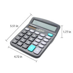Shiv Damru 12 Digits Desktop Calculator With Large LCD Display And Sensitive Button, Standard Function For Office, Home & School