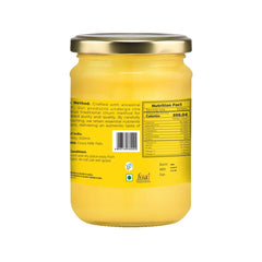 Organic A2 Cow Ghee By Rootstock Because U Live Long | Rich In Nutrients Churned From Vedia Bilona Method Grass-Fed Homemade Cow Ghee | (500ml) 16.9 Ounce | Jar Pack
