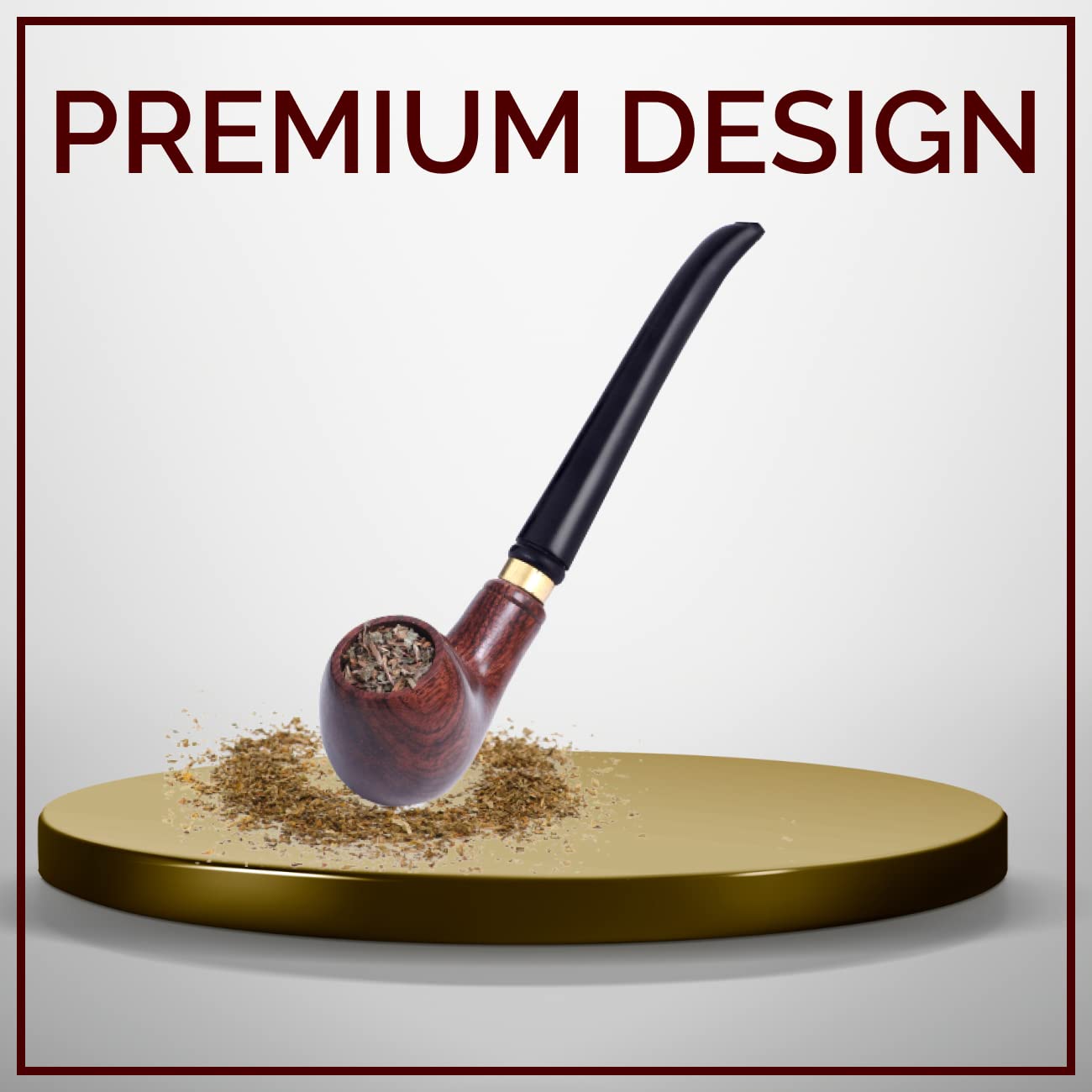 Ayurvedic & Organic Herbs Mix For Smoking, Herbal Mixture Smoking Blend 100% No Tobacco No Nicotine 30g - Smoking Wooden Pipe Smoking Accessories Kit