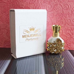 Menjewell Premium Rose Attar Perfume 12ml 0.4 Fl.oz. Unisex Fragrance | Long Lasting | Alcohol-free