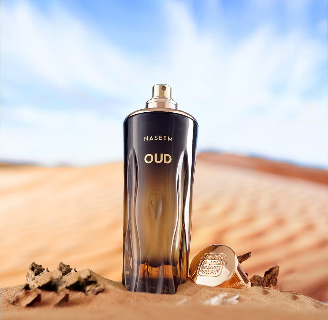 Naseem Oud Aqua Perfume Extrait De Parfum 80ml 2.7 Fl.oz. Alcohol Free | Arabian Fragrance For Men & Women