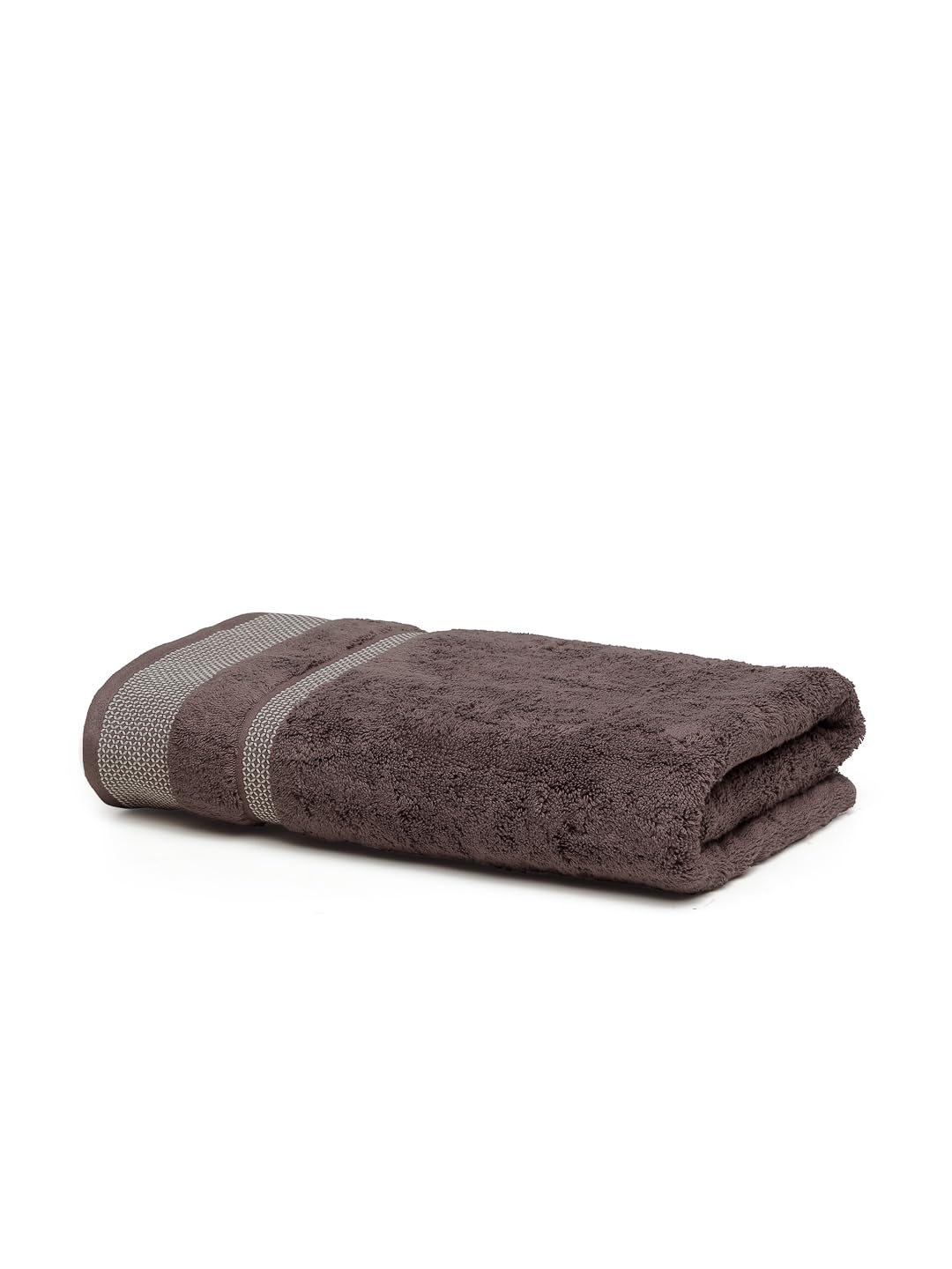 Spaces Hygro Cotton Bath Towel 600 Gsm | Dries You Quicker Blooms Softer When Washed Dries You Quicker (Dark Brown)