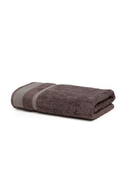 Spaces Hygro Cotton Bath Towel 600 Gsm | Dries You Quicker Blooms Softer When Washed Dries You Quicker (Dark Brown)