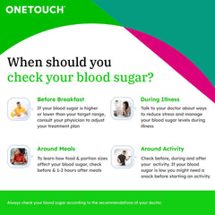 OneTouch Select Plus Test Strips - Pack Of 50 Strips | Blood Sugar Test Machine Testing Strips - Global Iconic Brand | For Use With OneTouch Select Plus Simple Glucometer