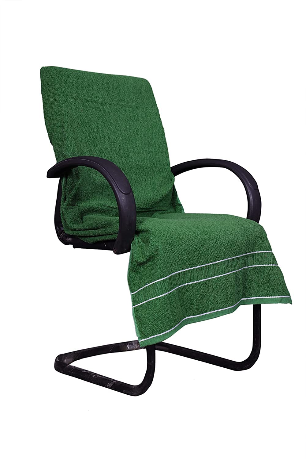Lrsdaa 100% Cotton Single Large Ultra Soft Chair Towel 550 Gsm (Green)