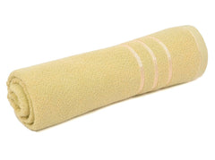 Blissful Creations 100% Cotton Bath Towels 450 Gsm | Soft & Absorbent Bath Towel For Men & Women - Urban Comfort (Yellow)