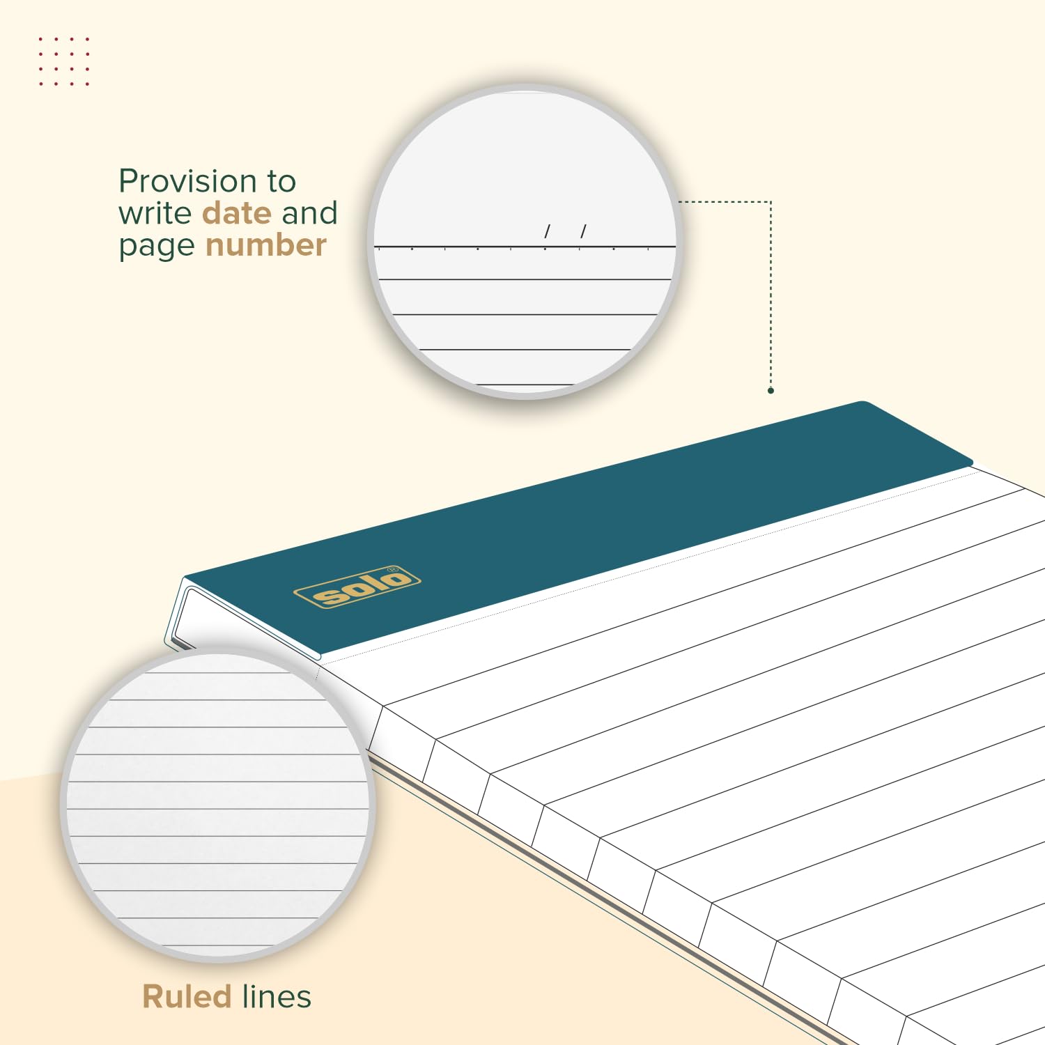 Flip Note A5 Notepad – Velvet Finish Cover, 80 Sheets Premium Smooth Paper (Chocolate) Pack Of 2