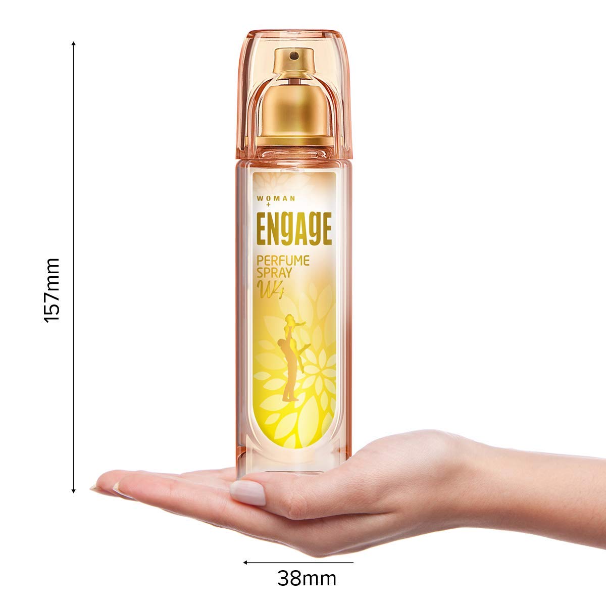 Engage W4 Perfume For Women | Fruity & Floral Fragrance | Skin Friendly Women Perfume 120ml 4 Fl.oz.