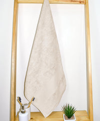 Rangoli Soft Absorbent Durable Towels Earthly Egyption Cotton Plush Oversized Bath Towel 600 Gsm (Beige)