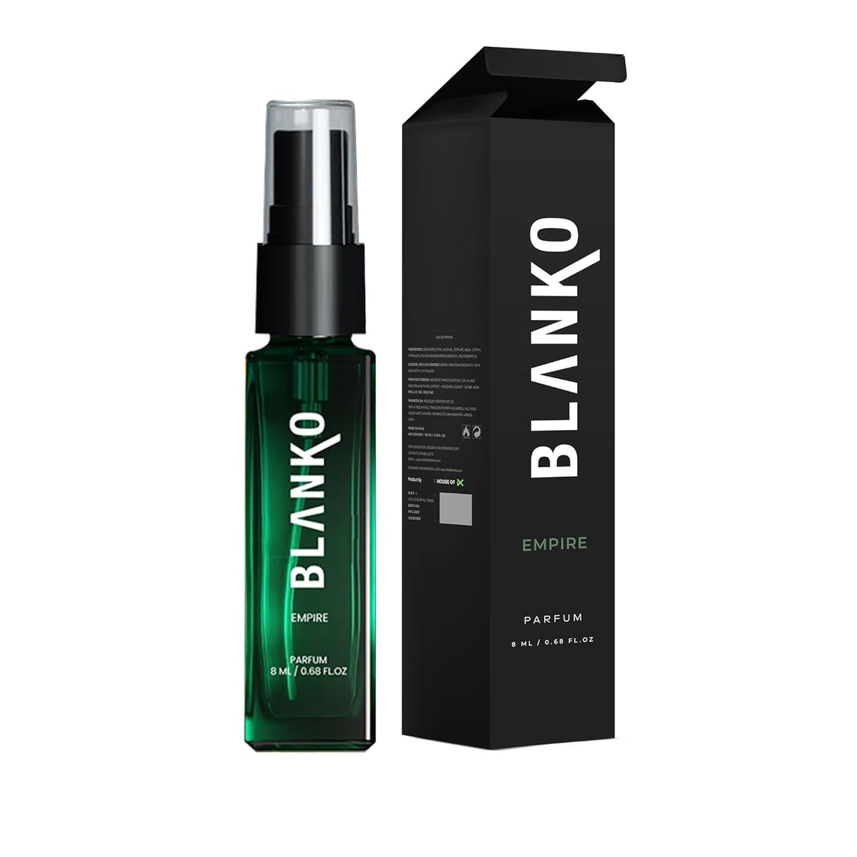 Blanko Empire Time Lock Technology Parfum 8ml 0.27 Fl.oz. | Longest Lasting Men Fragrance