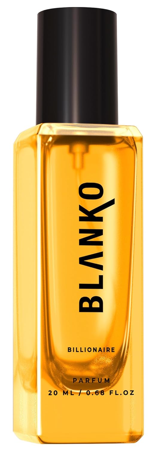 Blanko Billionaire TLT Parfum 20ml 0.6 Fl.oz. Luxury Perfume For Clubs, Concerts & Night | Longest Lasting Men's Perfume With Time Lock Technology