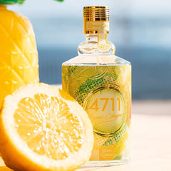 4711 Remix Cologne Lemon Eau De Cologne 100ml 3.4 Fl.oz. | Perfect Gift For Husband & Wife | Long Lasting Fragrance