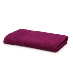 Welspun 100% Cotton Quik Dry Bath Towel 380 Gsm | High Absorbency Super Soft, Fast Drying Bath Towels Large Size (Magenta)