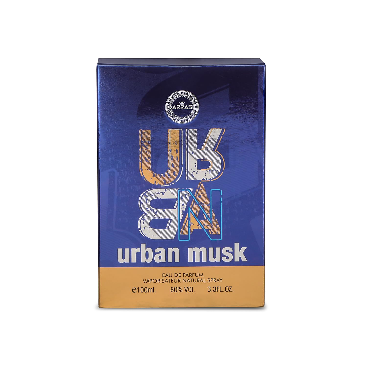 Arras Presents Urban Musk Eau De Parfum For Mens | Smell Crazy And Unique 100ml 3.3 Fl.oz. | Long Lasting Fresh Fragrance