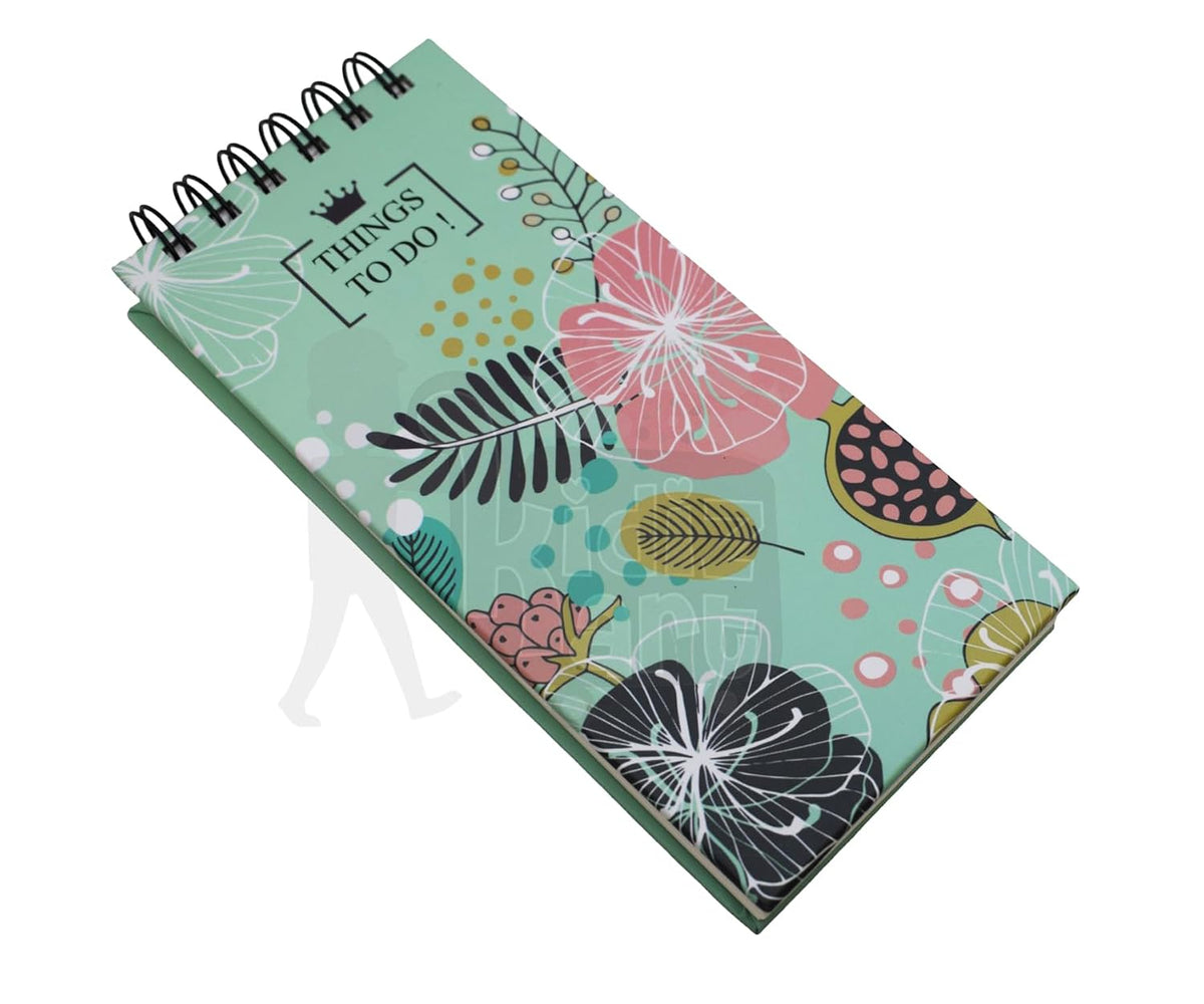 To Do List Notepad Diary, Pages - 129, Daily Planner Diary, For Boys & Girls (Floral) Pack Of 1