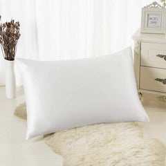 Luxurious Microfiber Pillow Filler, Standard Size - 16x24 Inch, White Pillow | Rectangular Deign, Washable, Bed Pillow, For Neck, Back & Side Pillow - Pack Of 1