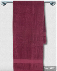 Jockey Cotton T101 Ultrasoft & Durable Terry Bath Towel 500 Gsm (Burgundy)