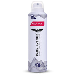 PARK AVENUE NEO DEODORANT BODY SPRAY FOR MEN 220ML 7.4 FL.OZ. MEGA PACK