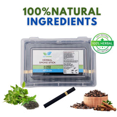 Herbals Regular Flavour Cigarette, Tobacco & Nicotine Free Herbal Smoke Sticks - 1 Packet 25 Sticks