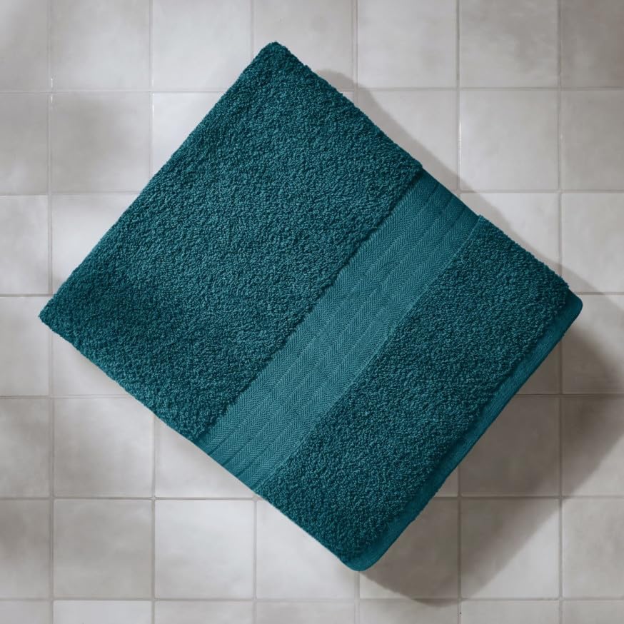 Lavone Premium 100% Cotton Zero Twist Bath Towel 550 Gsm | Ultra Soft & Absorbent Towels For Men & Women Quick Dry Bath Towel (Turquice Blue)