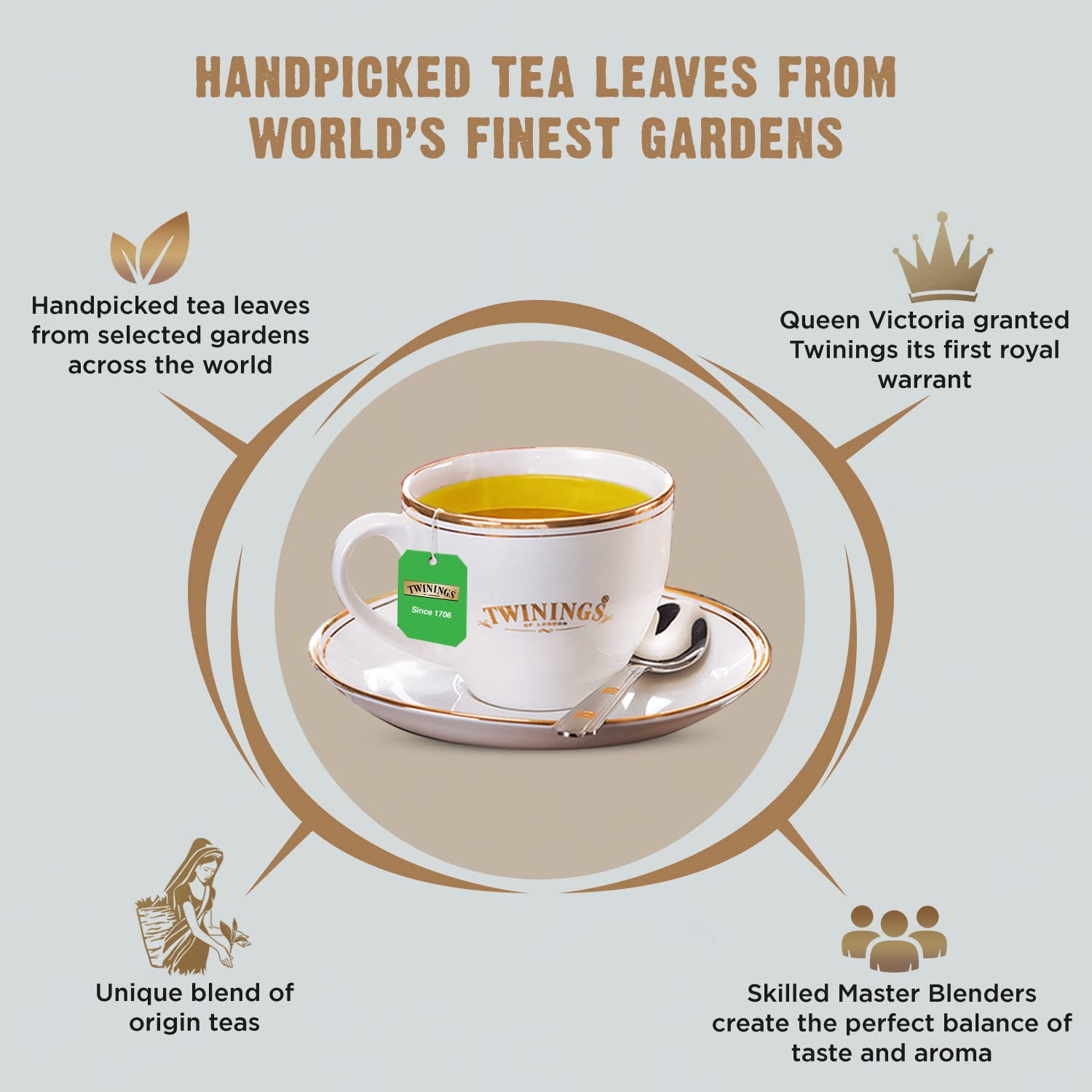 Twinings Green Tea Super Saver Combo Pack Of 2 - Green Tea & Mint + Green Tea & Lemon, 50 Enveloped Tea Bags | High Caffeine