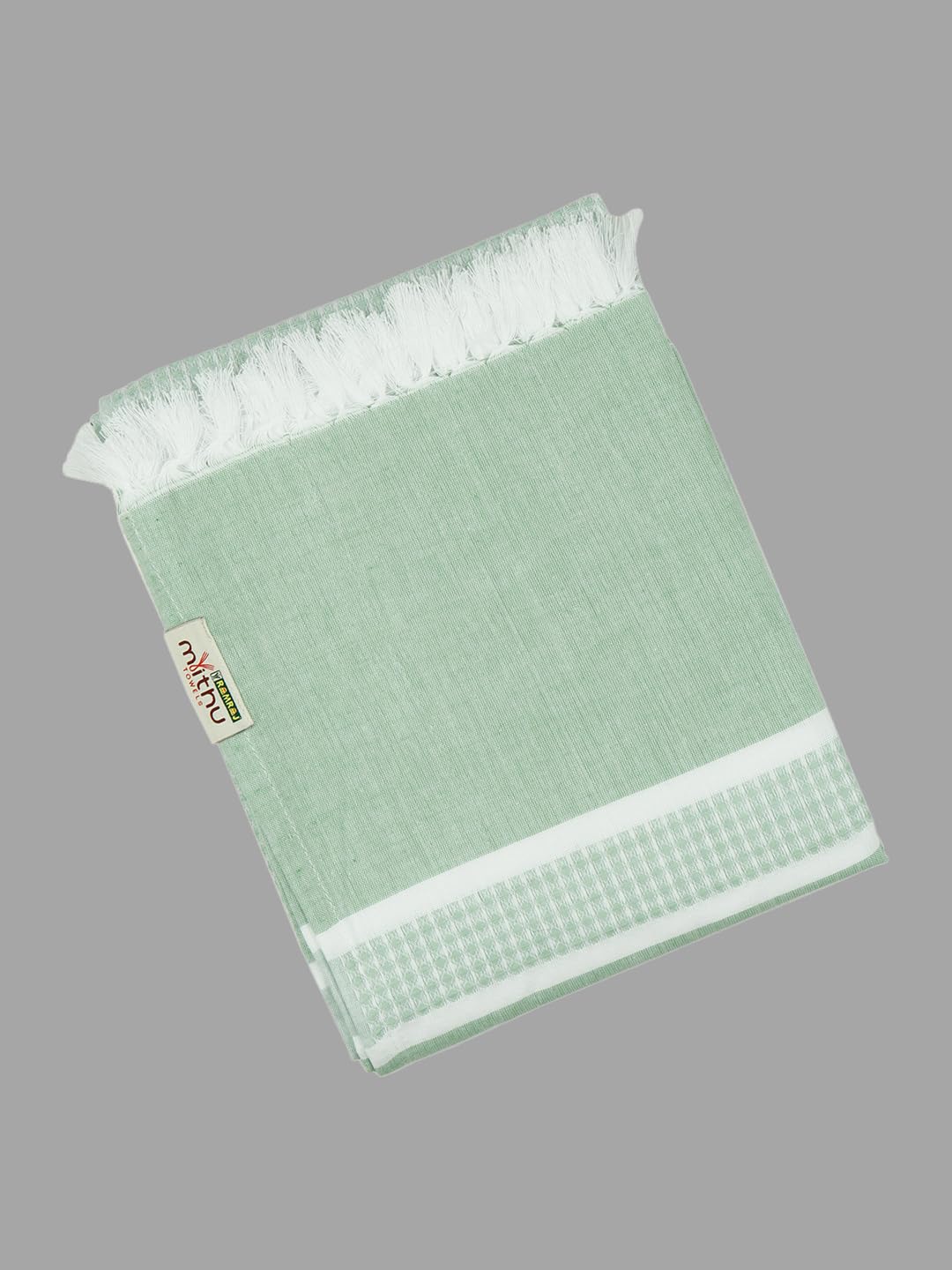 Ramraj 100% Cotton Signature Checked Bath Towel 1200 Gsm (Multicolor)- Pack Of 4