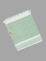 Ramraj 100% Cotton Signature Checked Bath Towel 1200 Gsm (Multicolor)- Pack Of 4