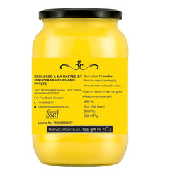 100% Pure A2 Desi Cow Ghee By Healthy Roots | Natural & Healthy Gir Cow Cultured Desi Ghee Protact Eyesight | (500ml) 16.9 Ounce | Jar Pack